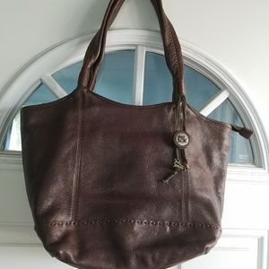 SAKS Brown leather bag